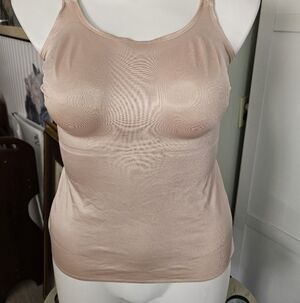 Ruby Ribbon Heritage Cami Pale Beige Shapewear Tank Size 10 NWOT Level 4 Support